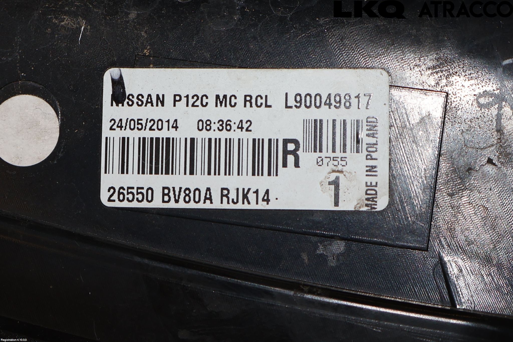 Nissan JUKE 14-19 Bakljus Höger