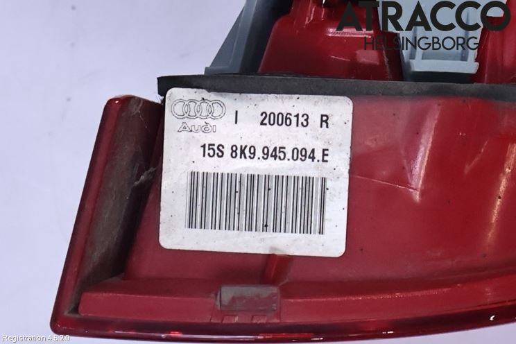 Audi A4 12-15 Bakljus Lucka Hö