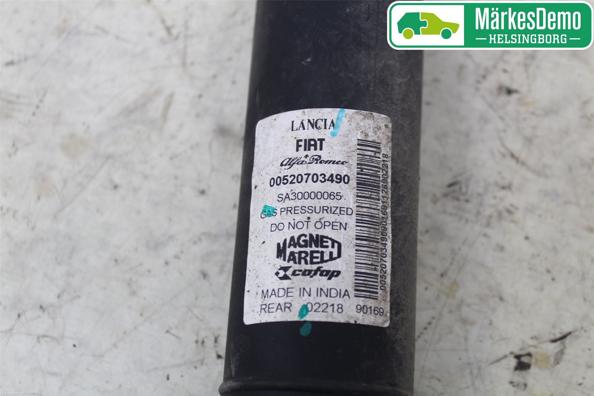 Fiat 500 07- Stötdämpare Bak