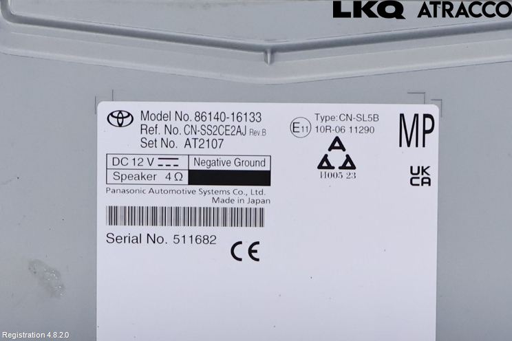 Toyota COROLLA CROSS XG10 22- Cd Radio - Multimediapanel