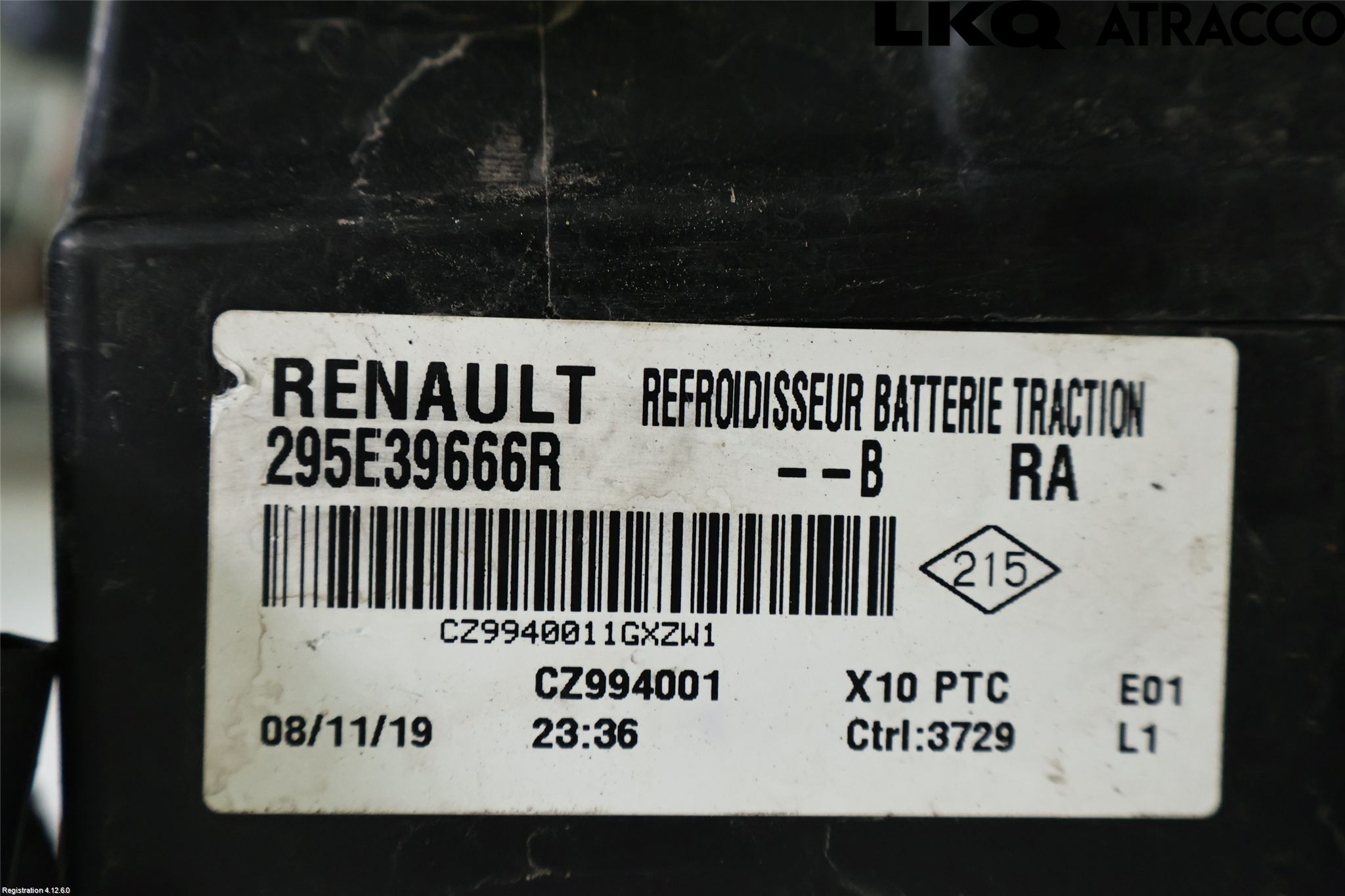Renault ZOE/E-TECH 13- Värme Cellpaket Komp