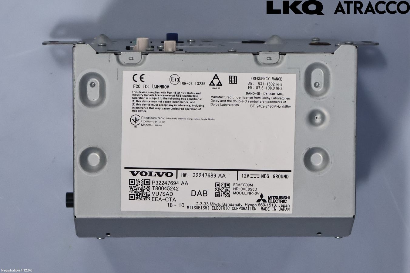 Volvo V60 19- Radio