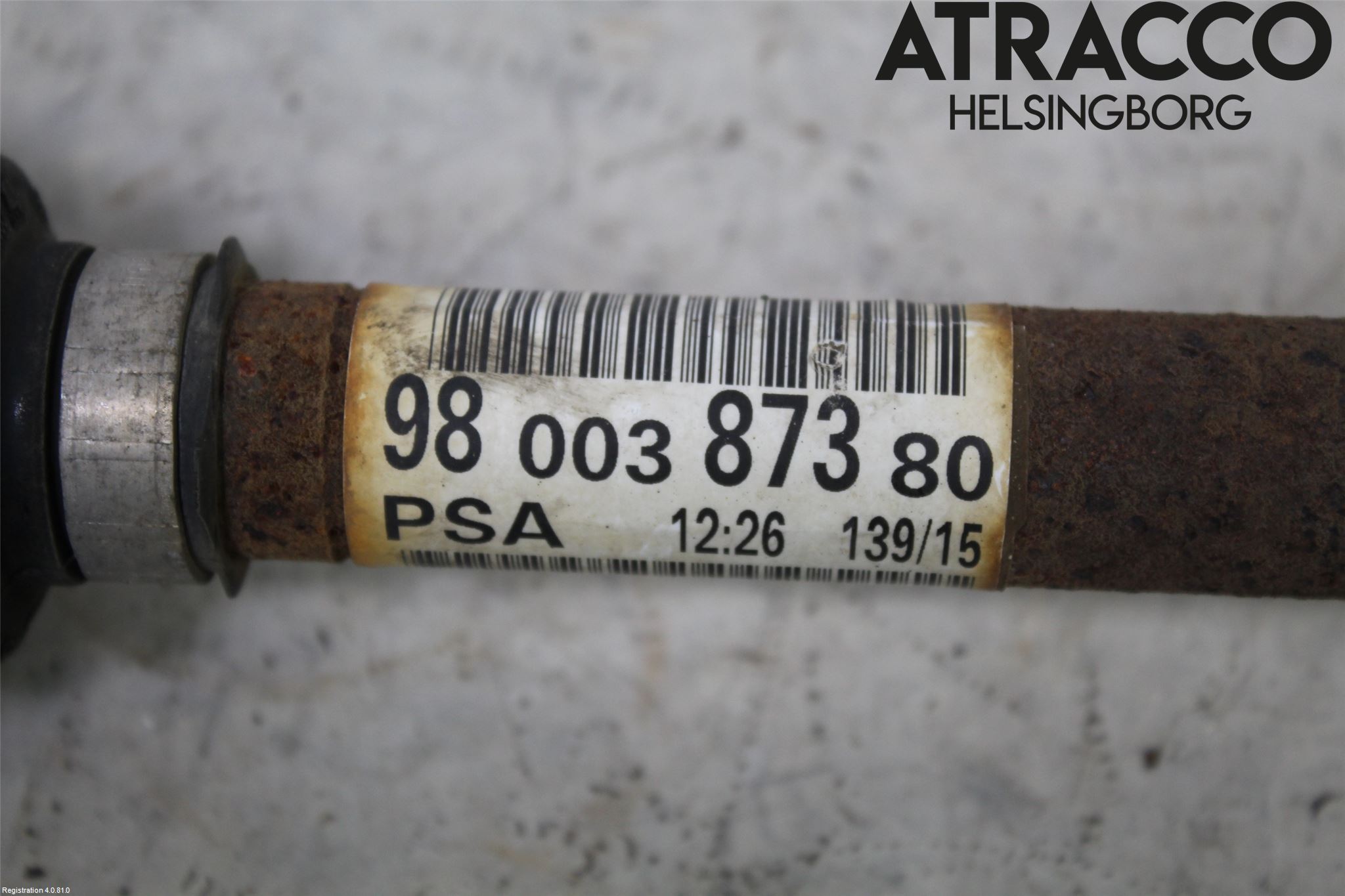 Peugeot 2008 13-20 Drivaxel Fram Vänster