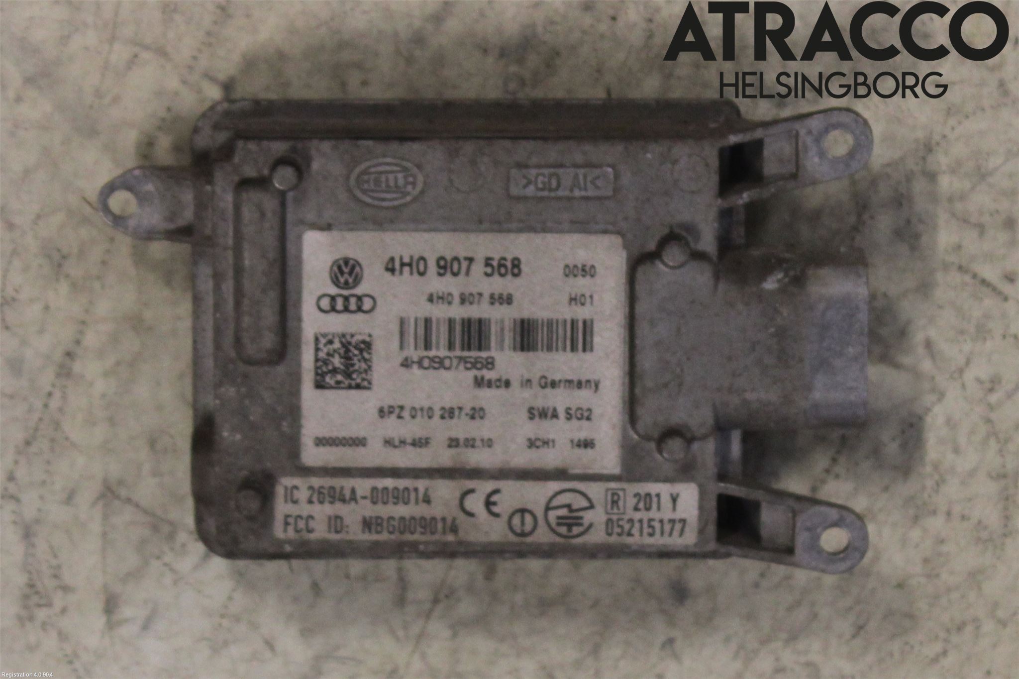Audi A8/S8 4H 10-17 Sensor Aktivt Kollisionsskydd