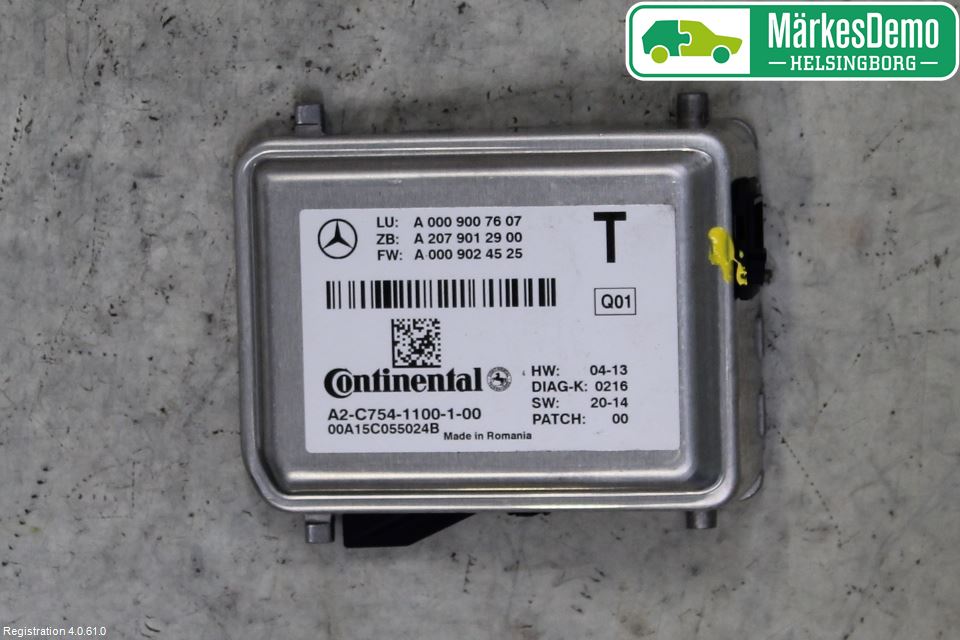 Mercedes-Benz MB A-KLASS (W176) 13-18 Sensor Aktivt Kollisionsskydd