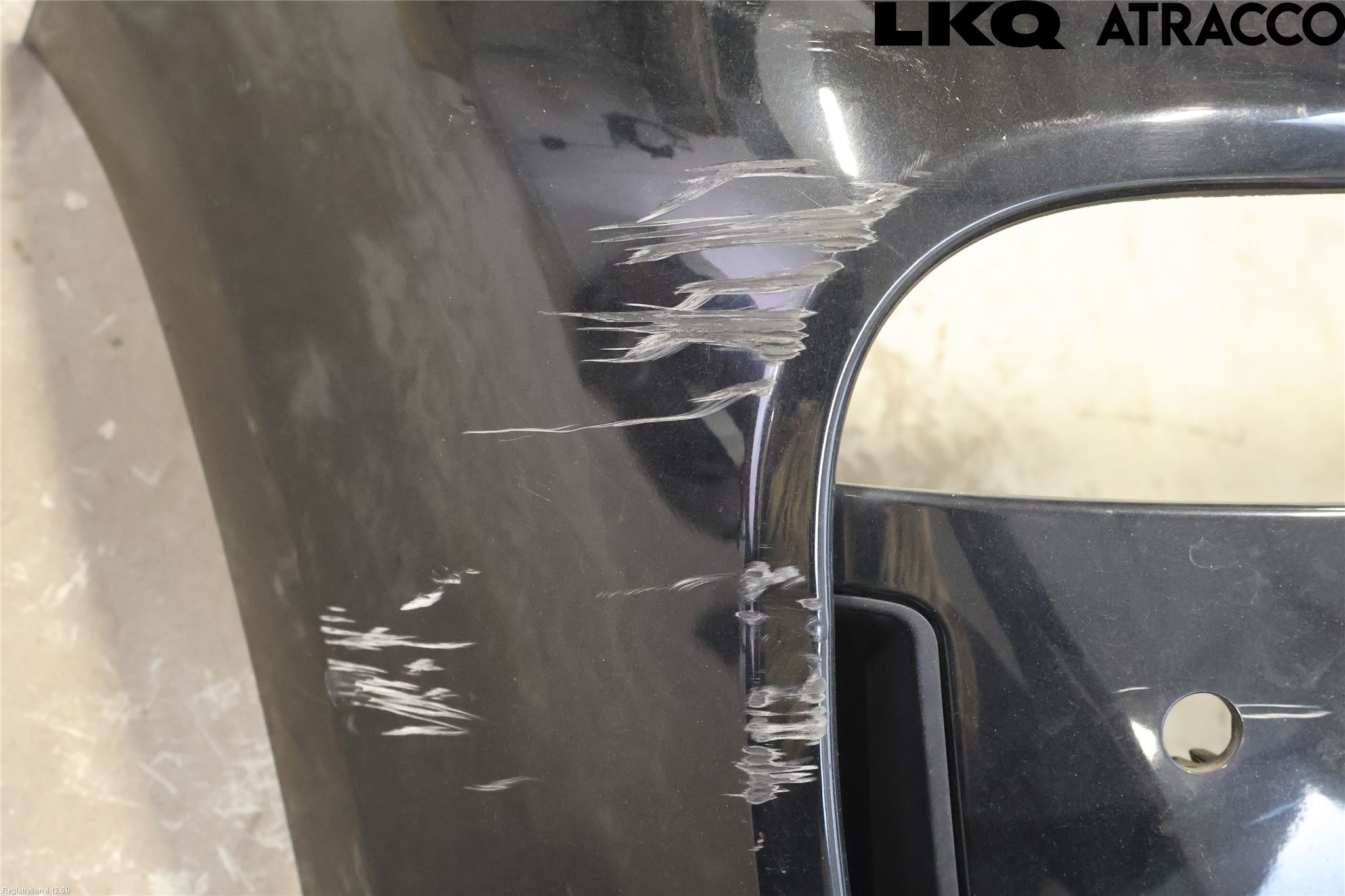 Fiat 500 07- Stötfångarbeklädnad Bak