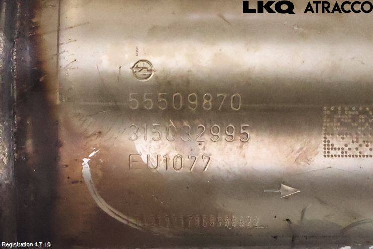 Opel ASTRA K 16-22 Katalysator