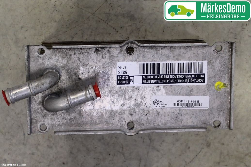 Skoda FABIA 07-14 Laddluft-Intercooler Kyl