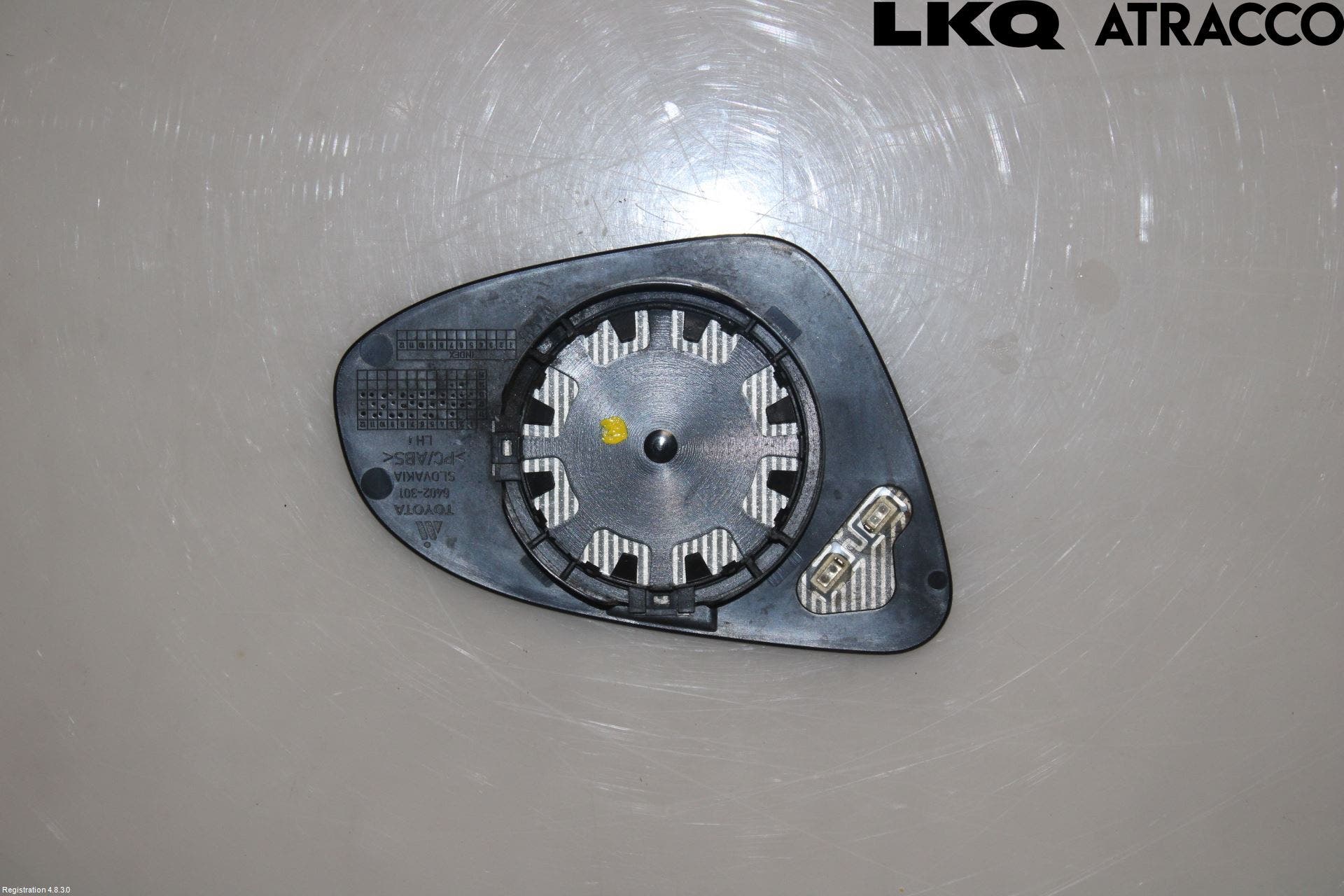 Toyota YARIS XP130 12-14 Spegelglas Vä