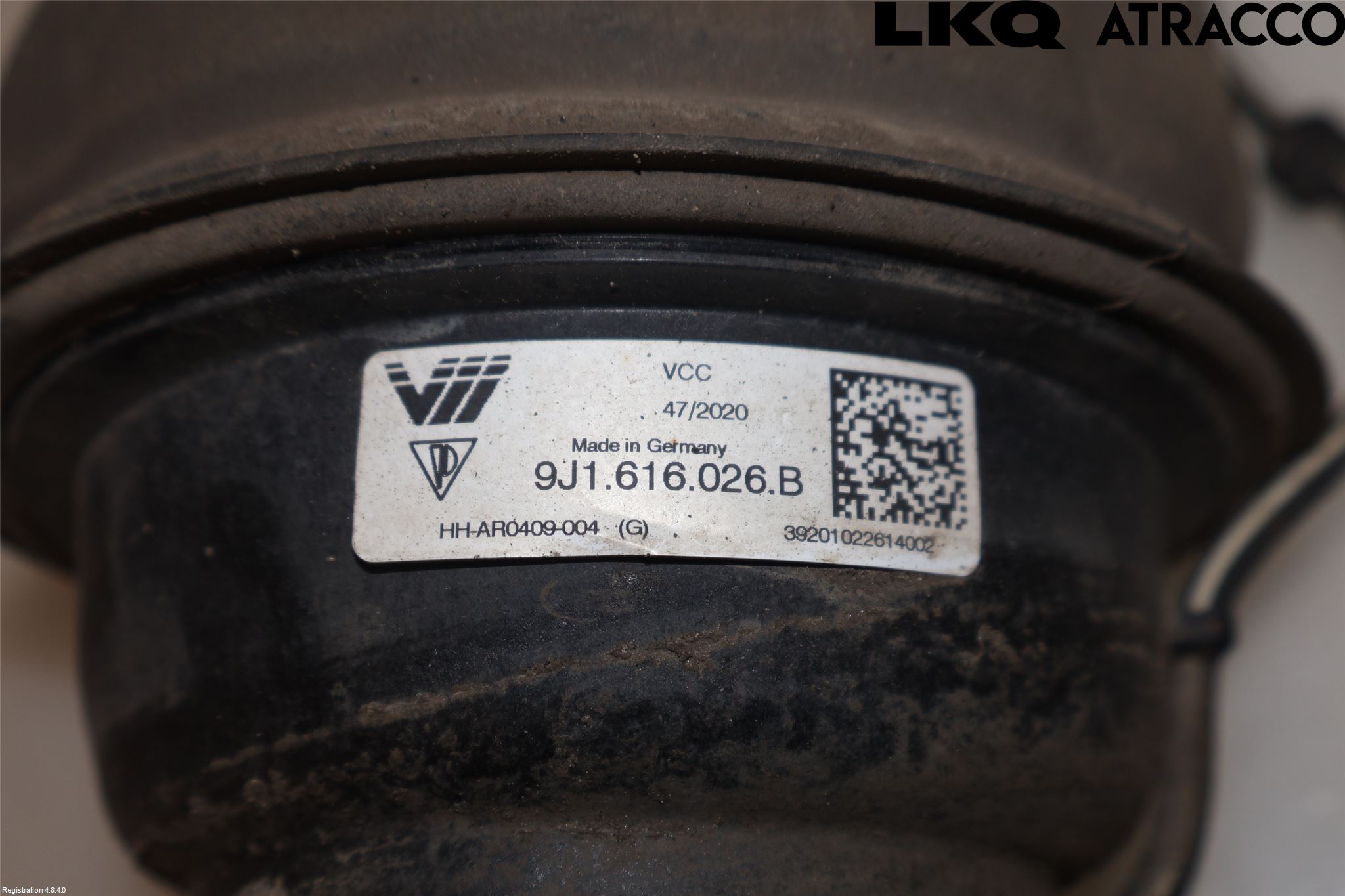 Porsche TAYCAN 20- Nivå-Luftfjädring Bälg