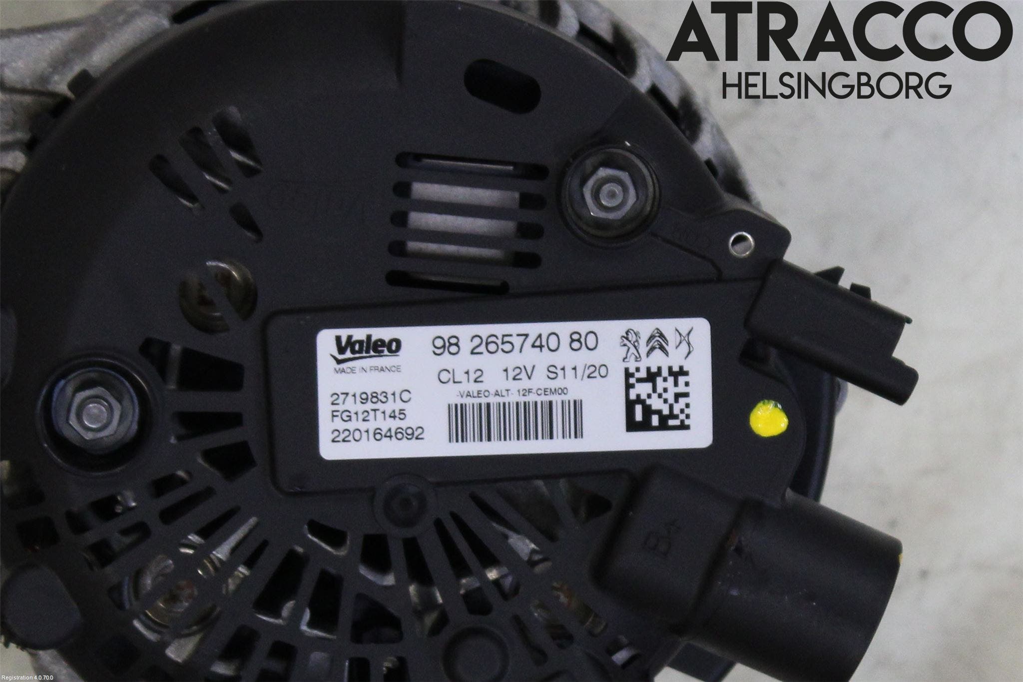 Peugeot 208/E-208 20- Generator