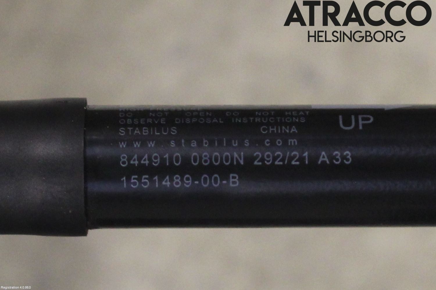 Tesla MODEL 3 17- Gasfjäder Baklucka