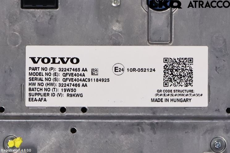 Volvo V60 19- Multifunktionsdisplay