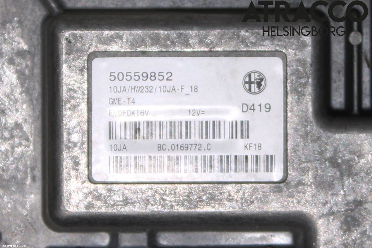 Alfa GIULIA Styrenhet Insprut Bensin