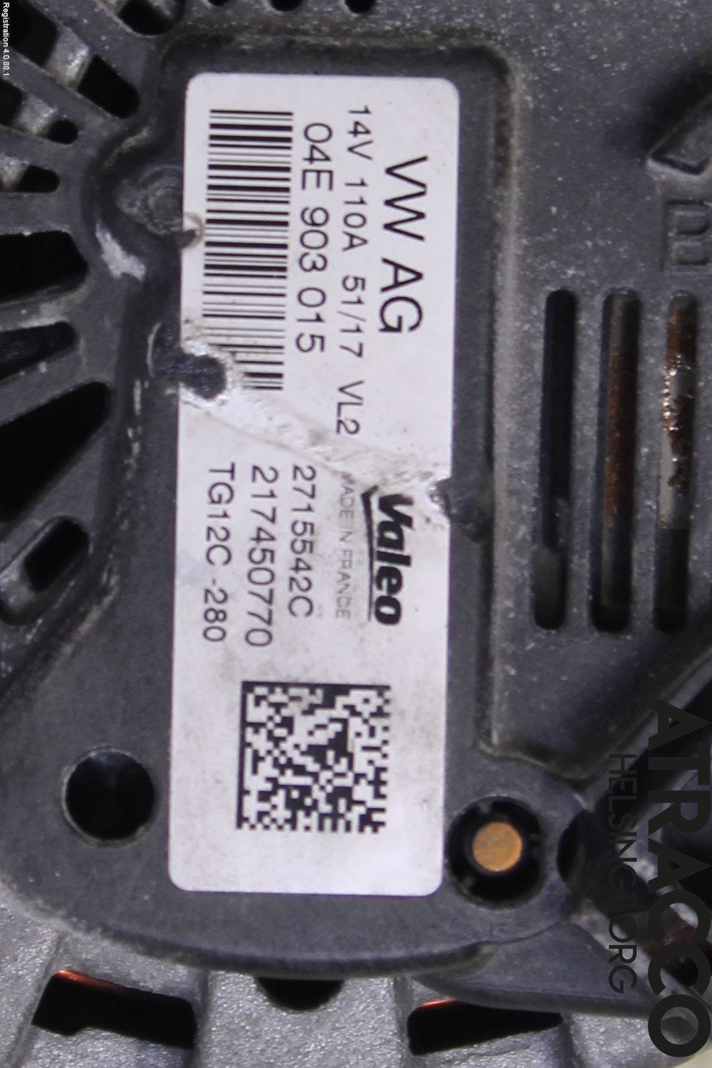 Skoda FABIA 15-21 Generator