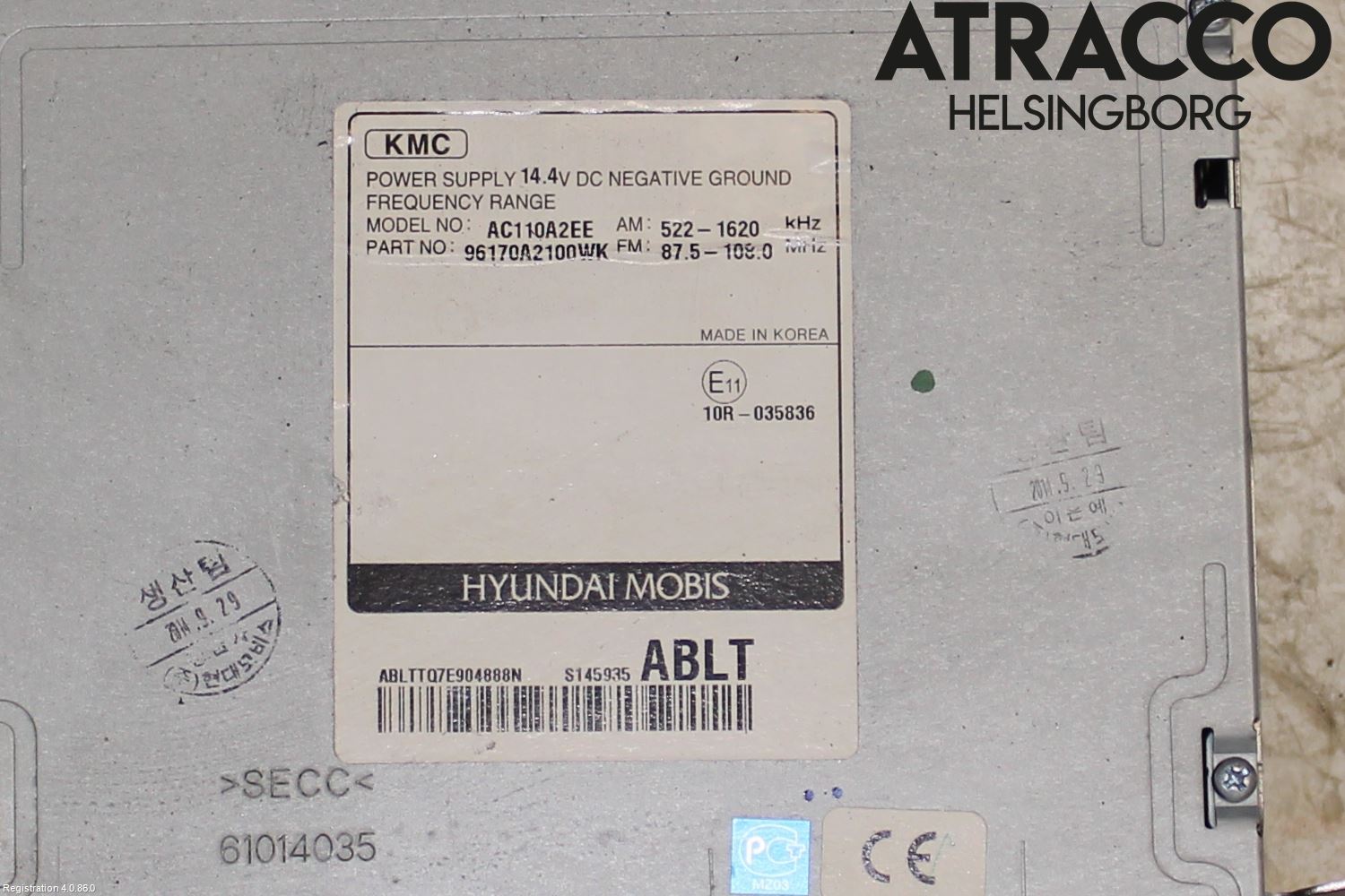 Kia CEED 12-18 Cd Radio - Multimediapanel
