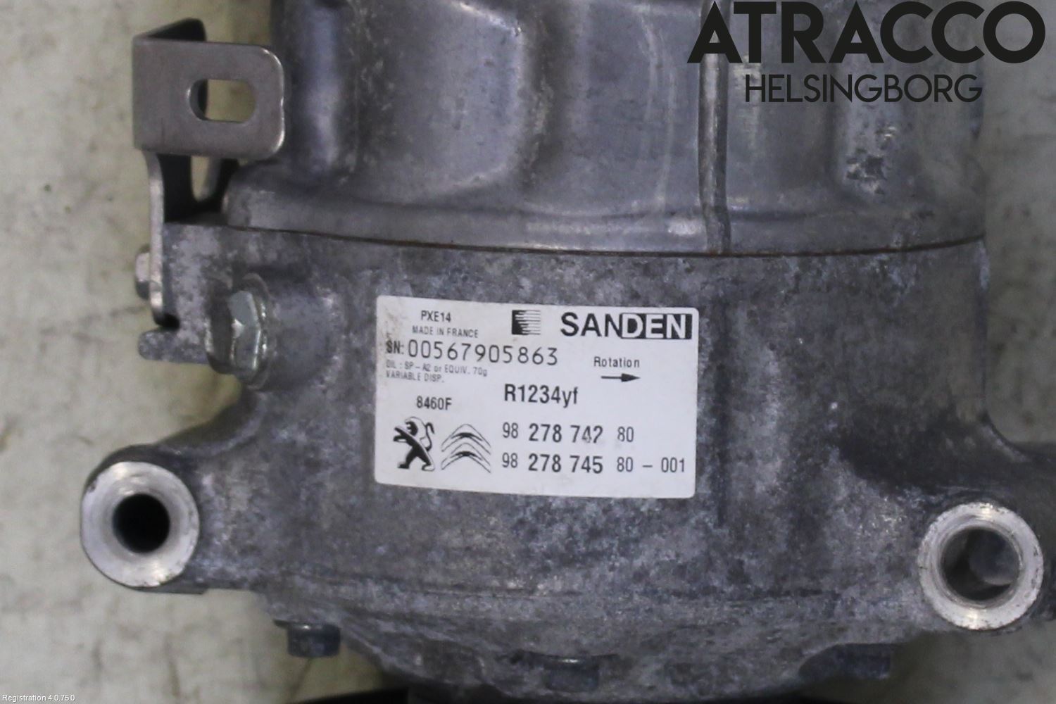 Peugeot 3008 17-24 Ac Kompressor