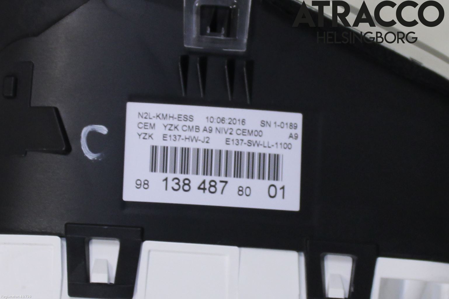 Peugeot 2008 13-20 Instrument Komb