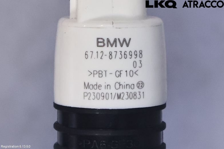 BMW X5 G05 18- Spolarpump Vindruta