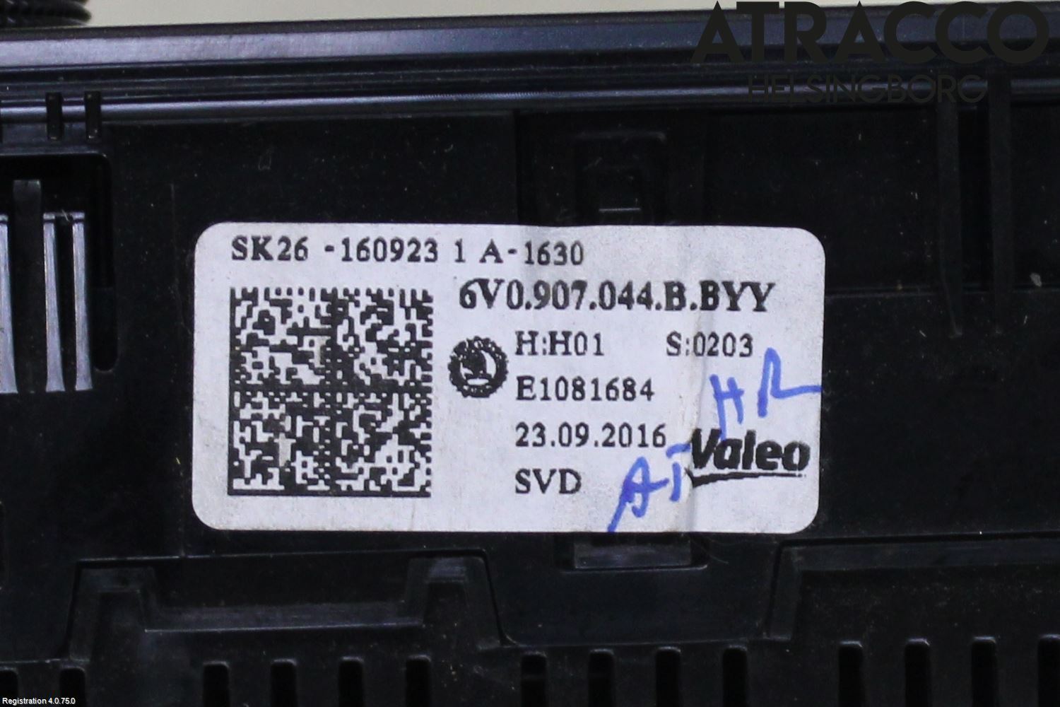 Skoda FABIA 15-21 Ac Styrenhet Ac Manöveren