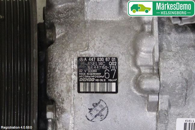 Mercedes-Benz MB VITO/V-KLASS (W640,W447,W448) 14- Ac Kompressor