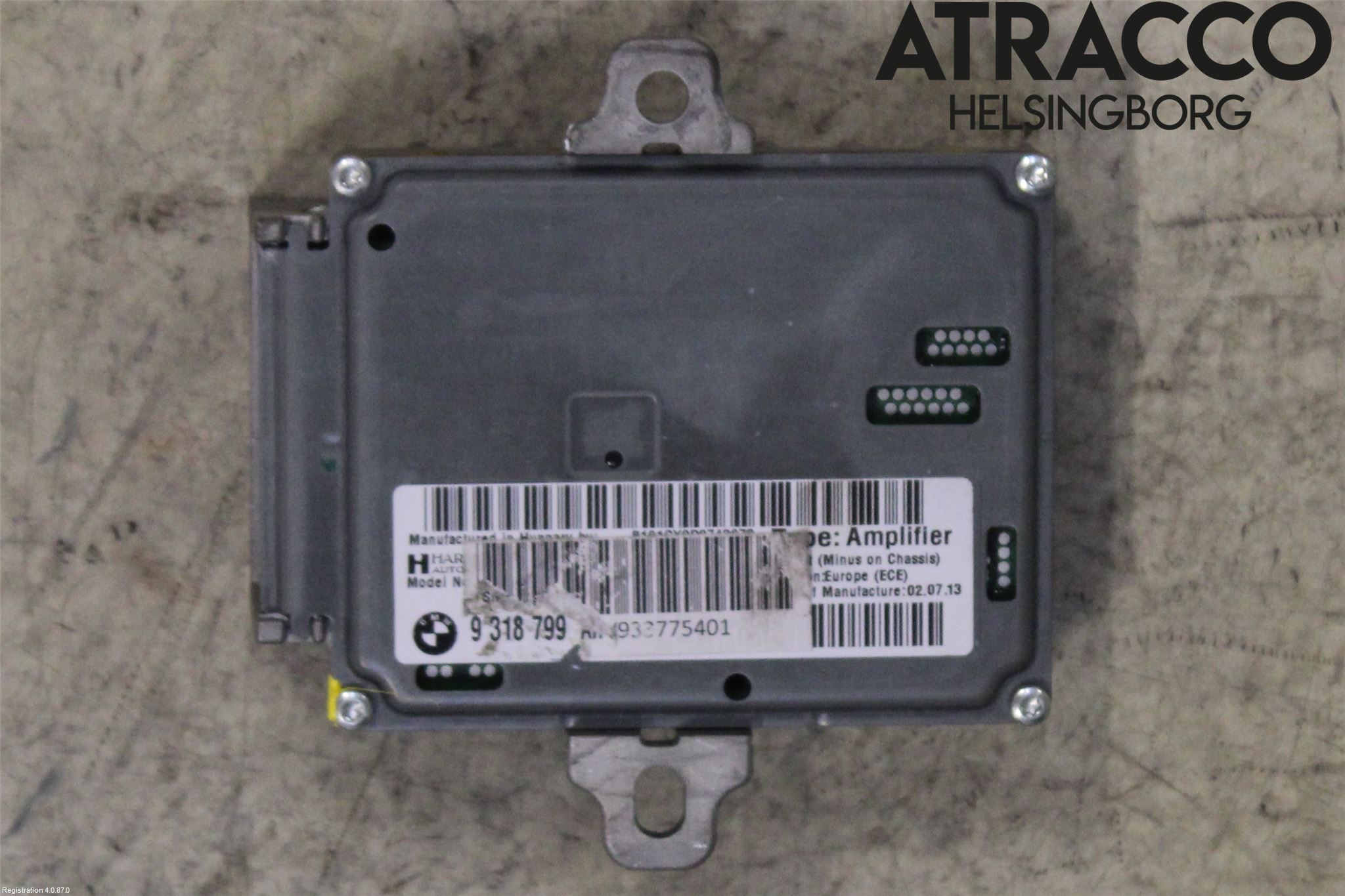 BMW 5 F10/F11/F18 09-17 Radio-Stereo Förstärkare