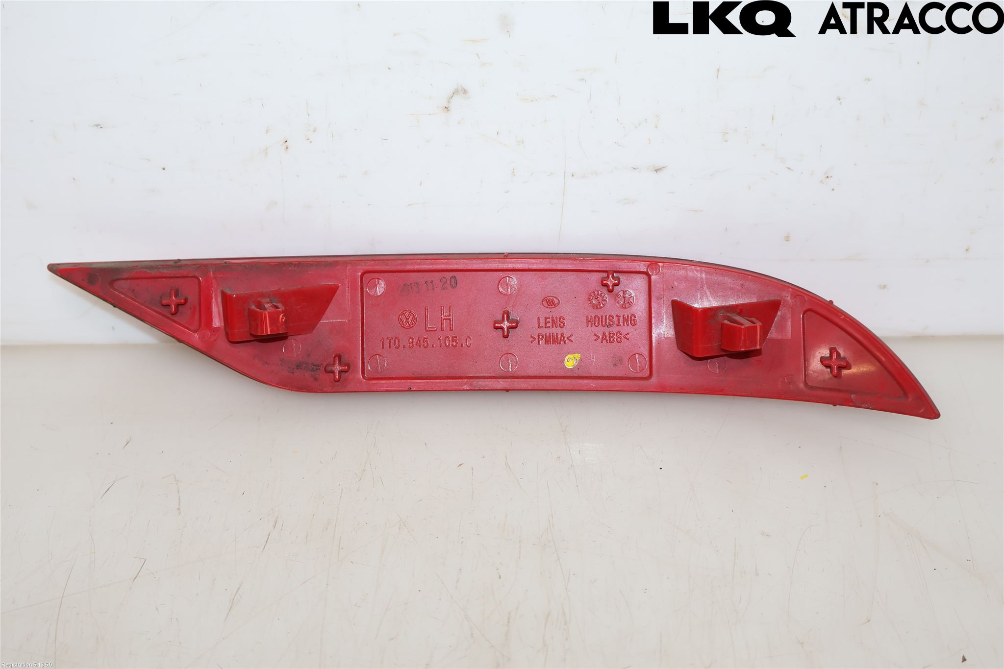 Volkswagen VW TOURAN 10-15 Dimljus/Reflex Bak