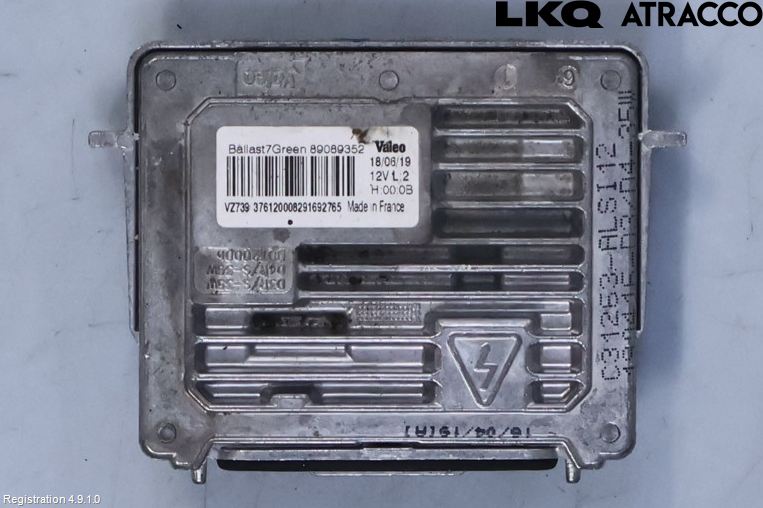 Ford KUGA 17-19 Styrenhet Strålkastare