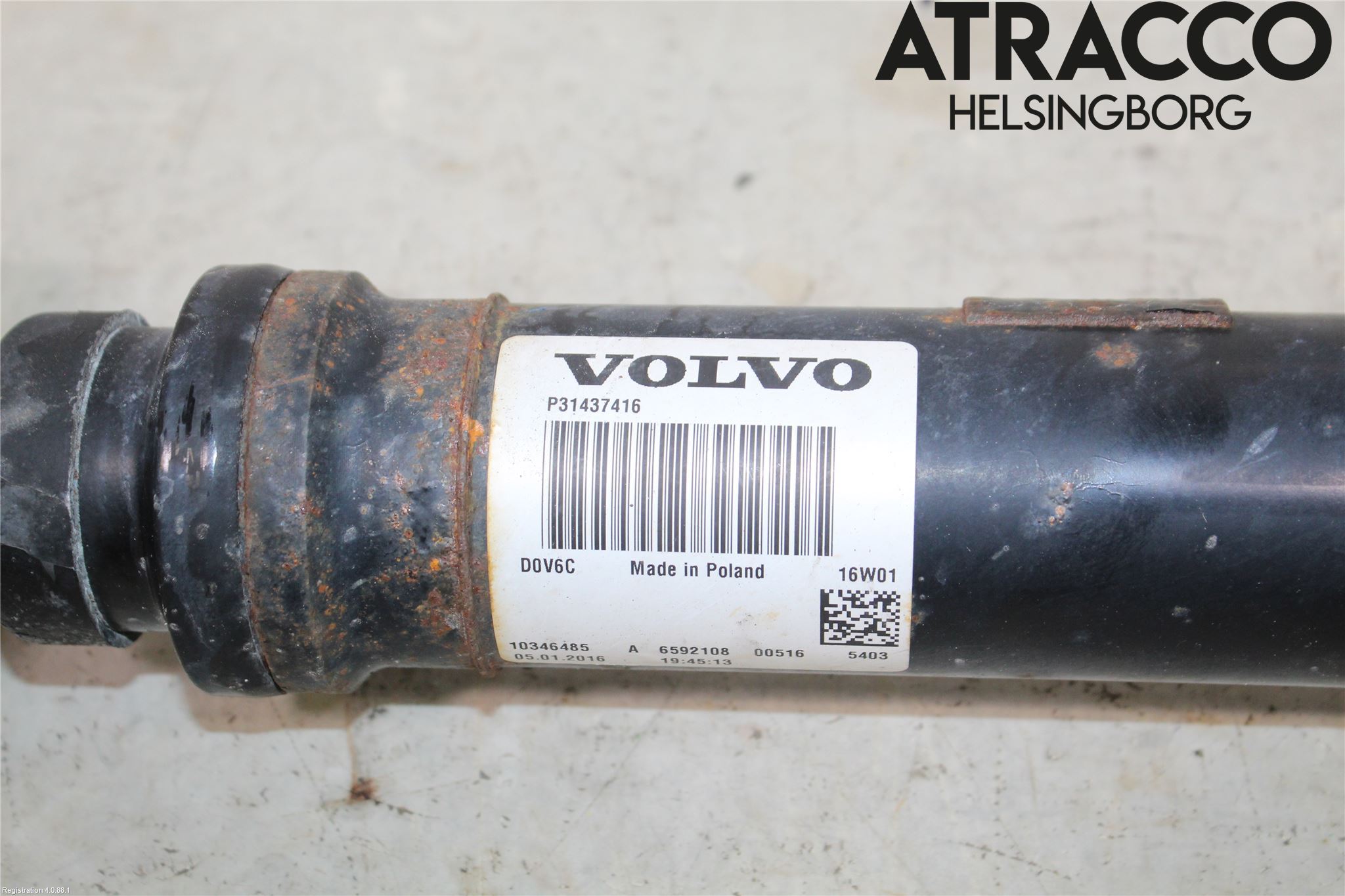 Volvo XC70 14-16 Mellanaxel Komp