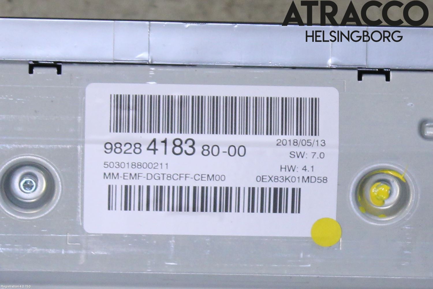 Peugeot 3008 17-24 Multifunktionsdisplay