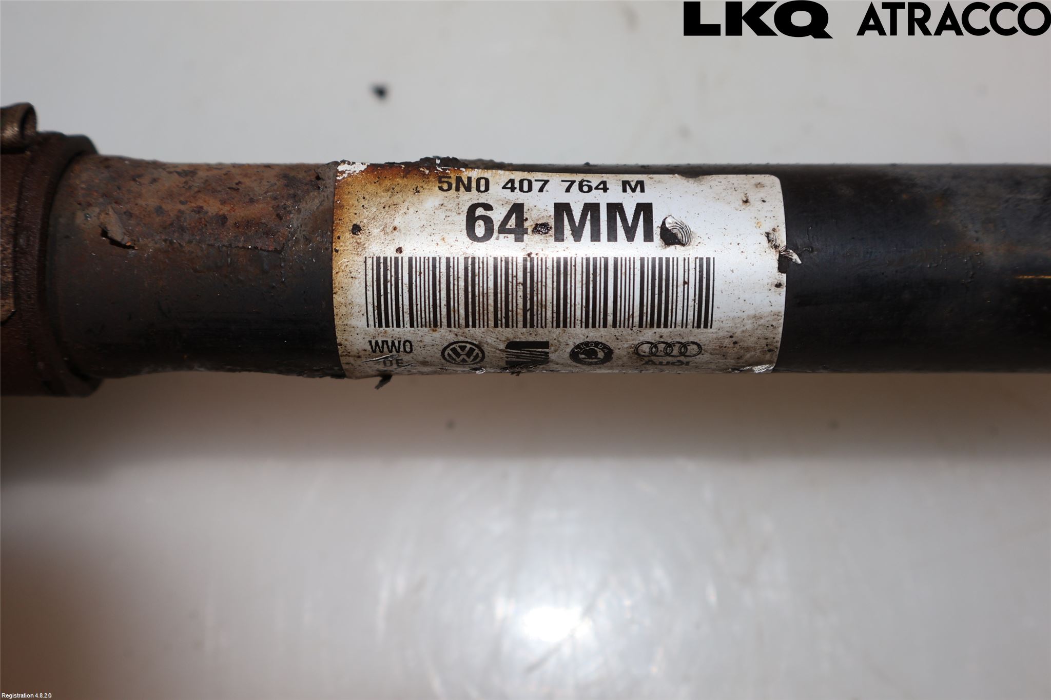 Volkswagen VW TIGUAN 07-16 Drivaxel Fram Höger