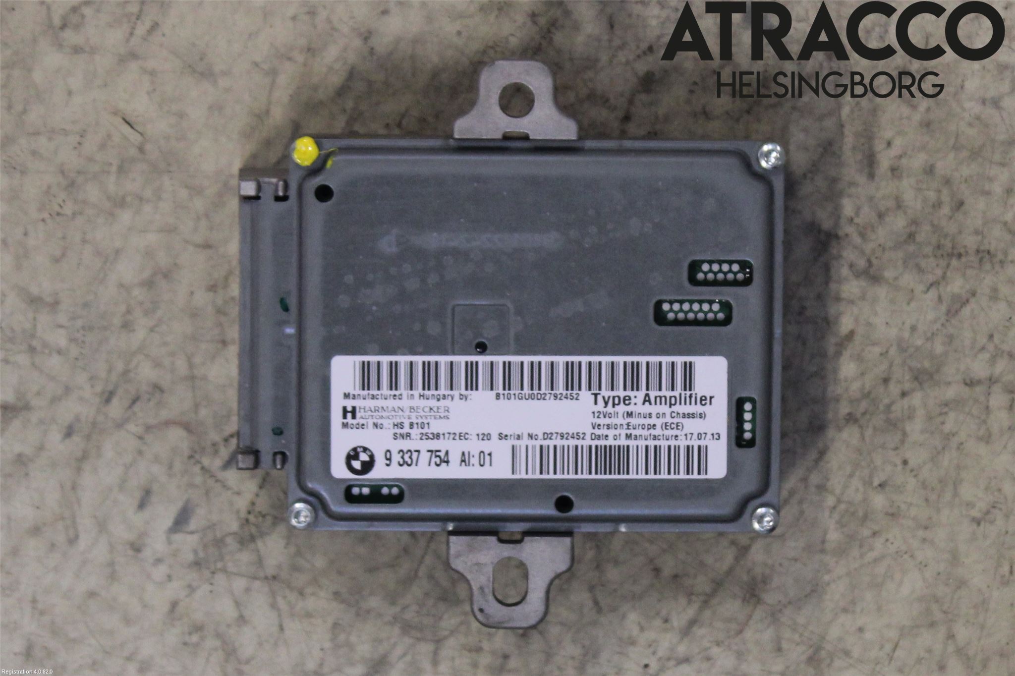 BMW 5 F10/F11/F18 09-17 Radio-Stereo Förstärkare