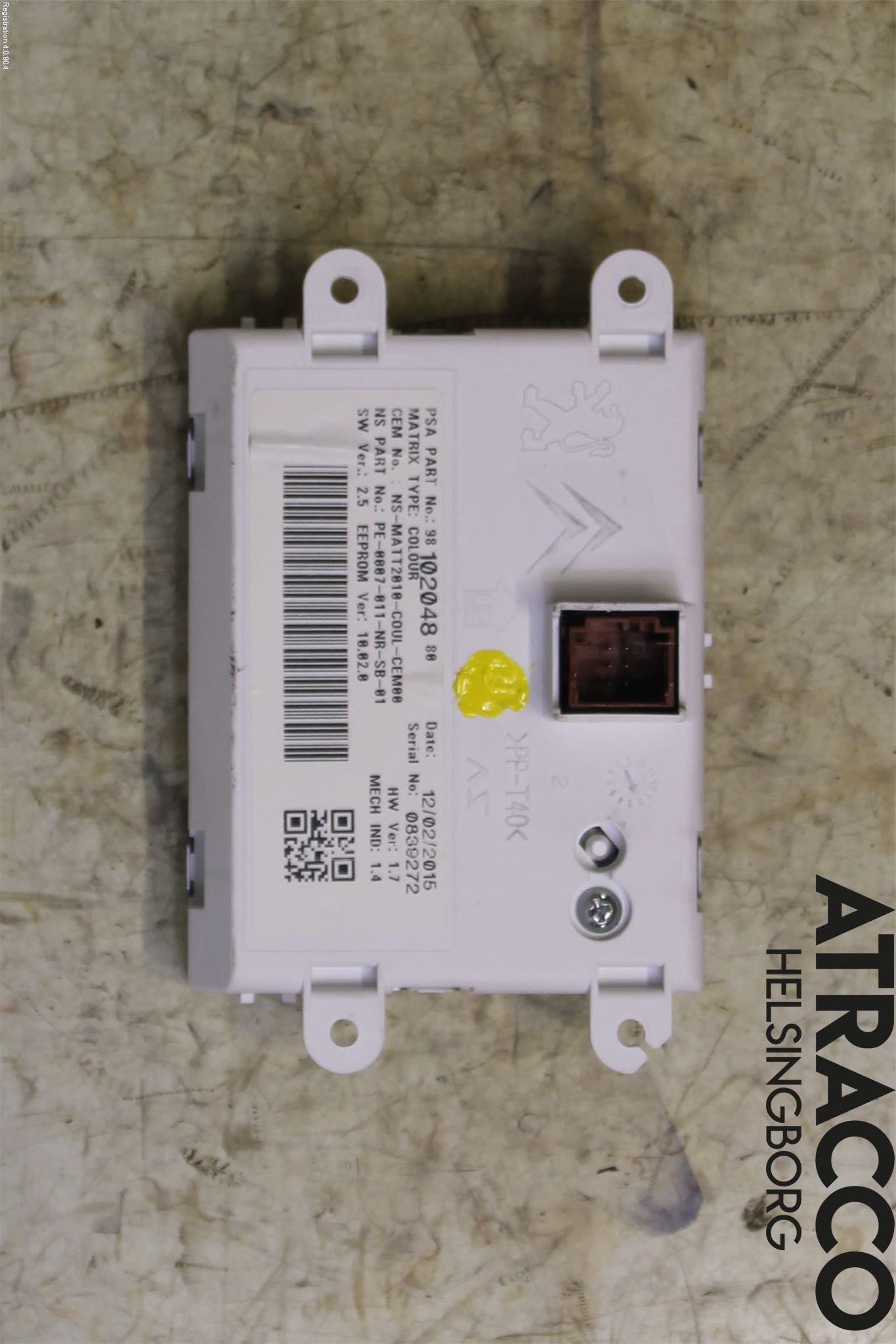 Peugeot 508 11-18 Färddator