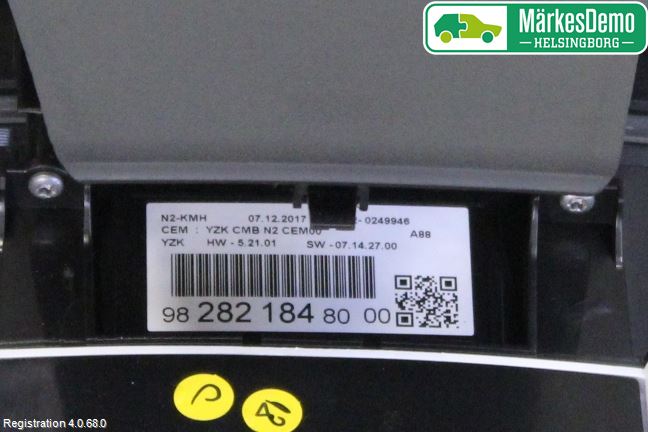 Citroen COTROEN C3 17-24 Instrument Komb