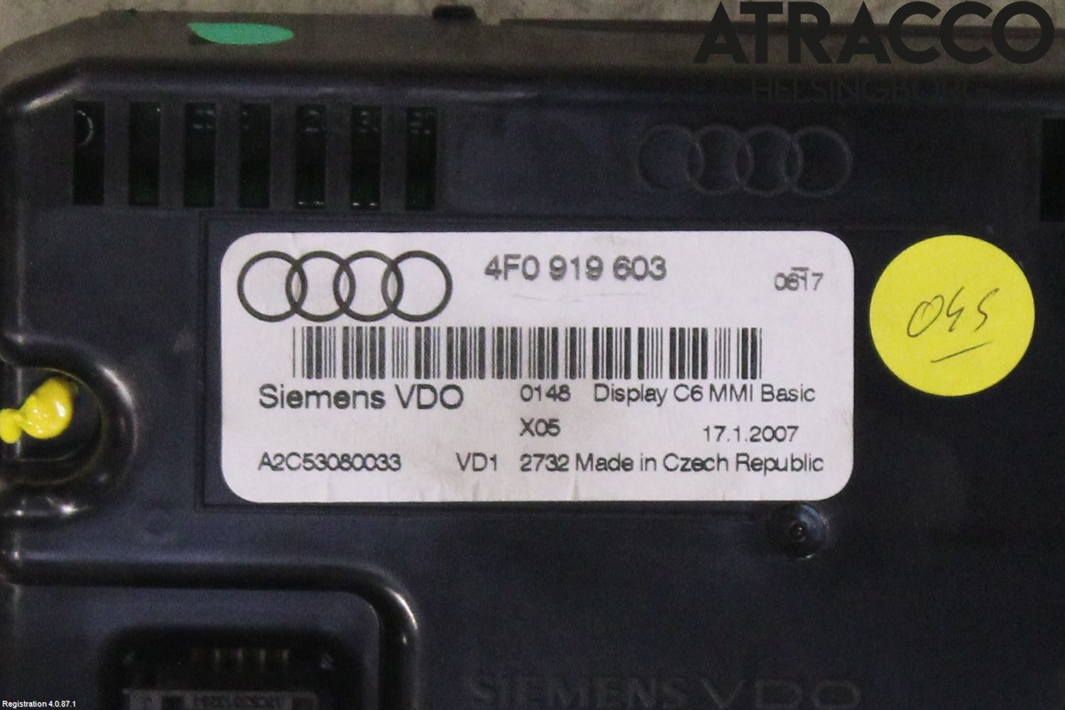 Audi A6/S6     05-11 Multifunktionsdisplay