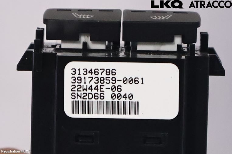 Volvo XC60 18- Strömställare Stolvärme