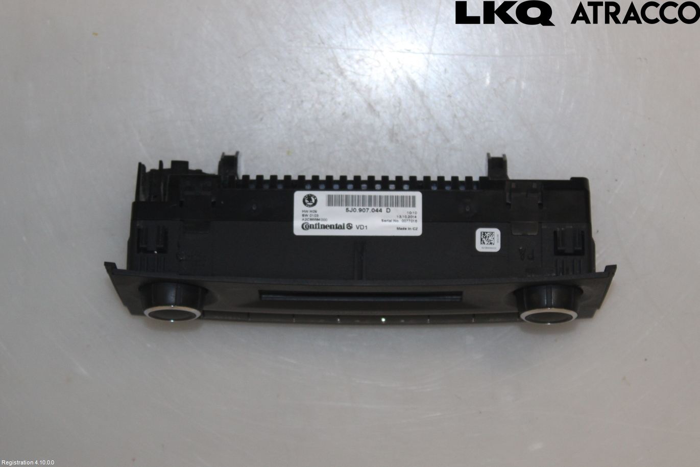 Skoda FABIA 15-21 Ac Styrenhet Ac Manöveren