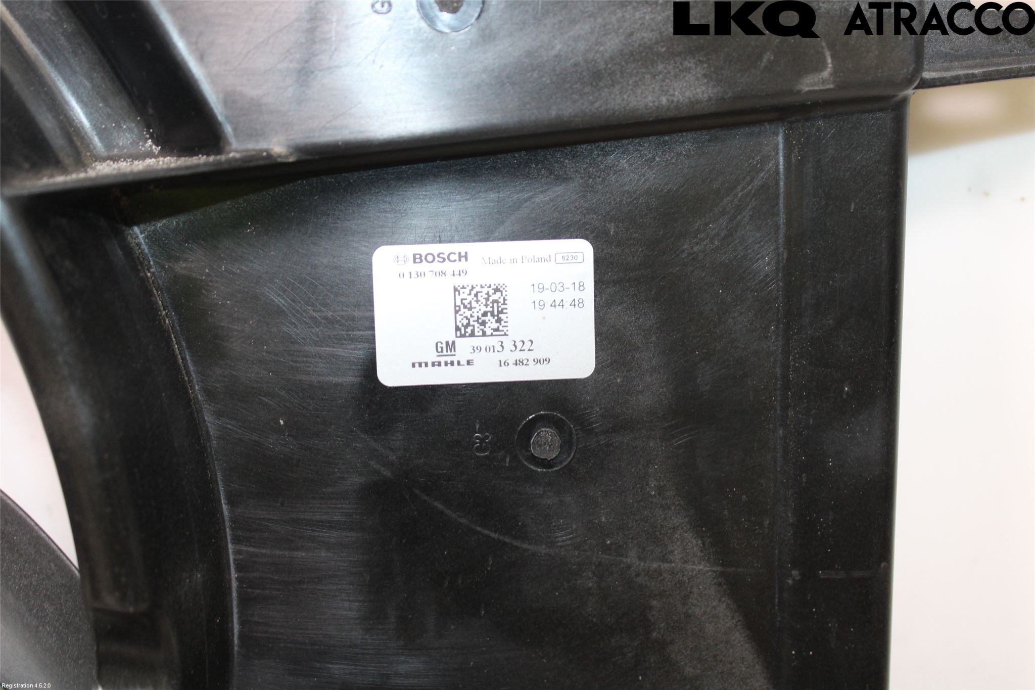 Opel ASTRA K 16-22 Kylfläkt El