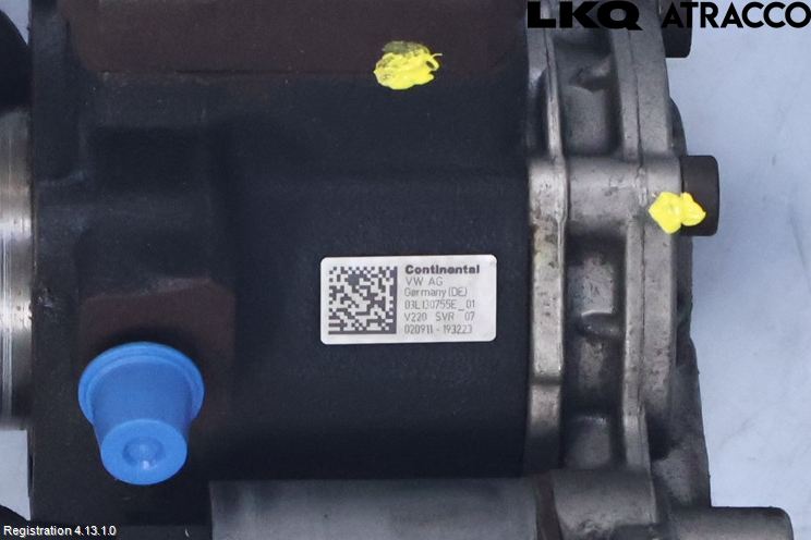 Volkswagen VW GOLF VI 09-13 Bränsle Insppump Diesel