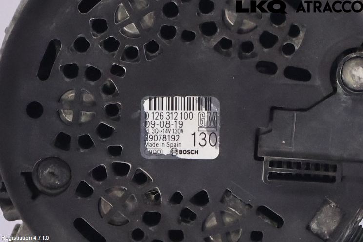 Opel ASTRA K 16-22 Generator