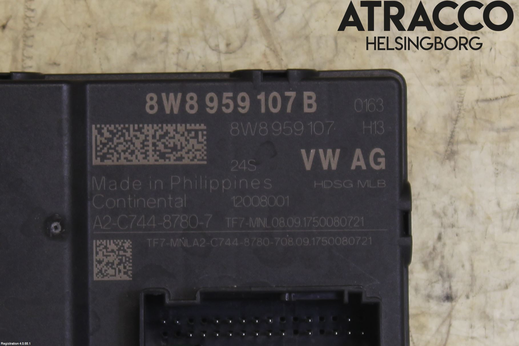 Porsche PANAMERA 09- Styrenhet Baklucka