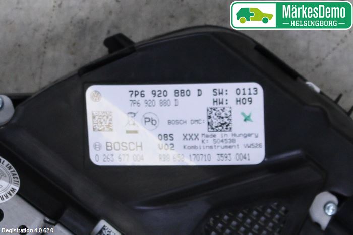 Volkswagen VW TOUAREG 7P 11-18 Instrument Komb