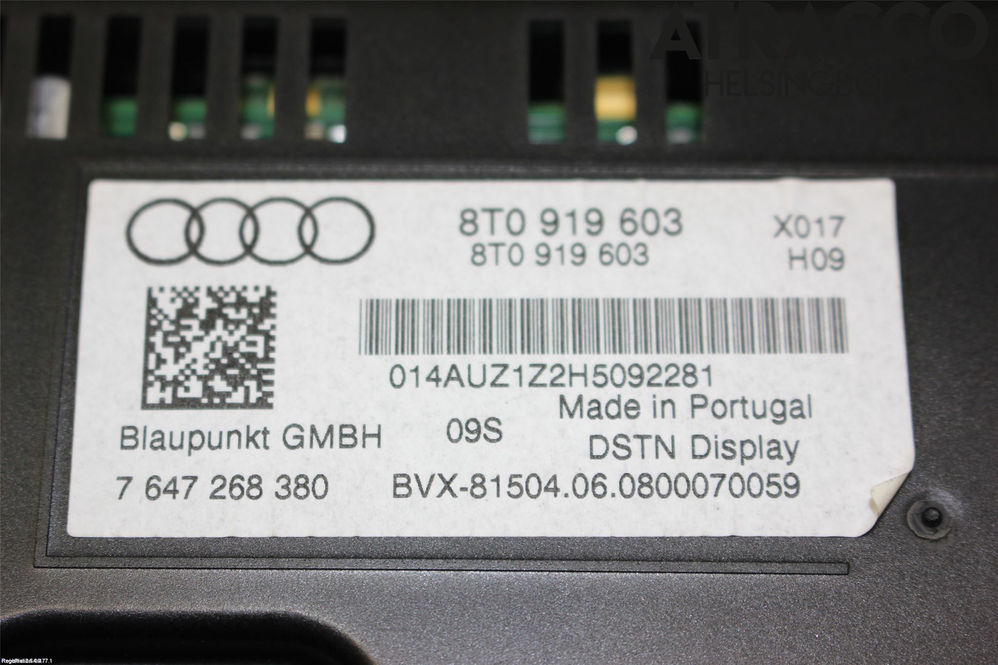 Audi A5 07-16 Radio Övrigt