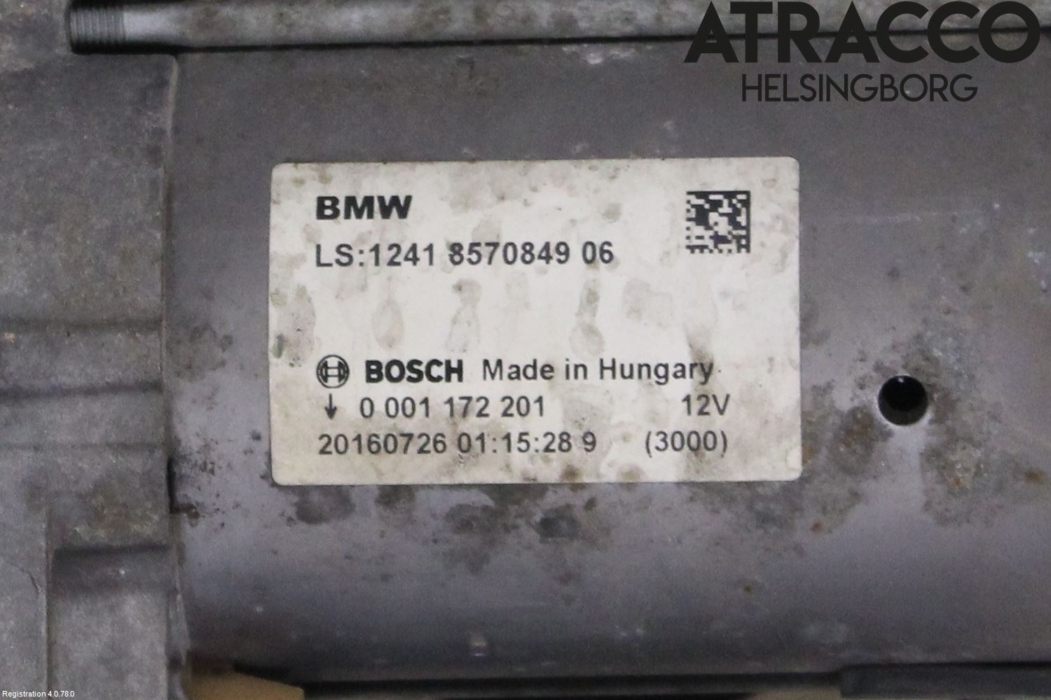 BMW 1 F20/F21 11-19 Startmotor