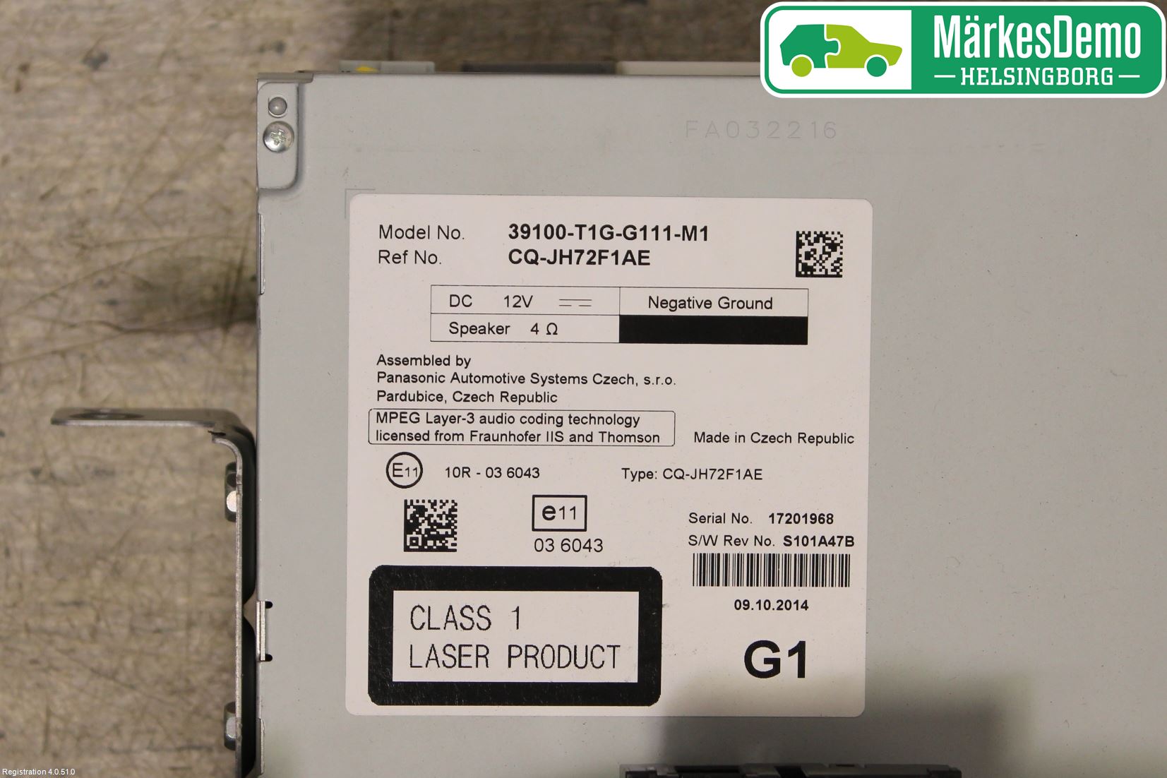 Honda CR-V 13-18 Cd Radio - Multimediapanel