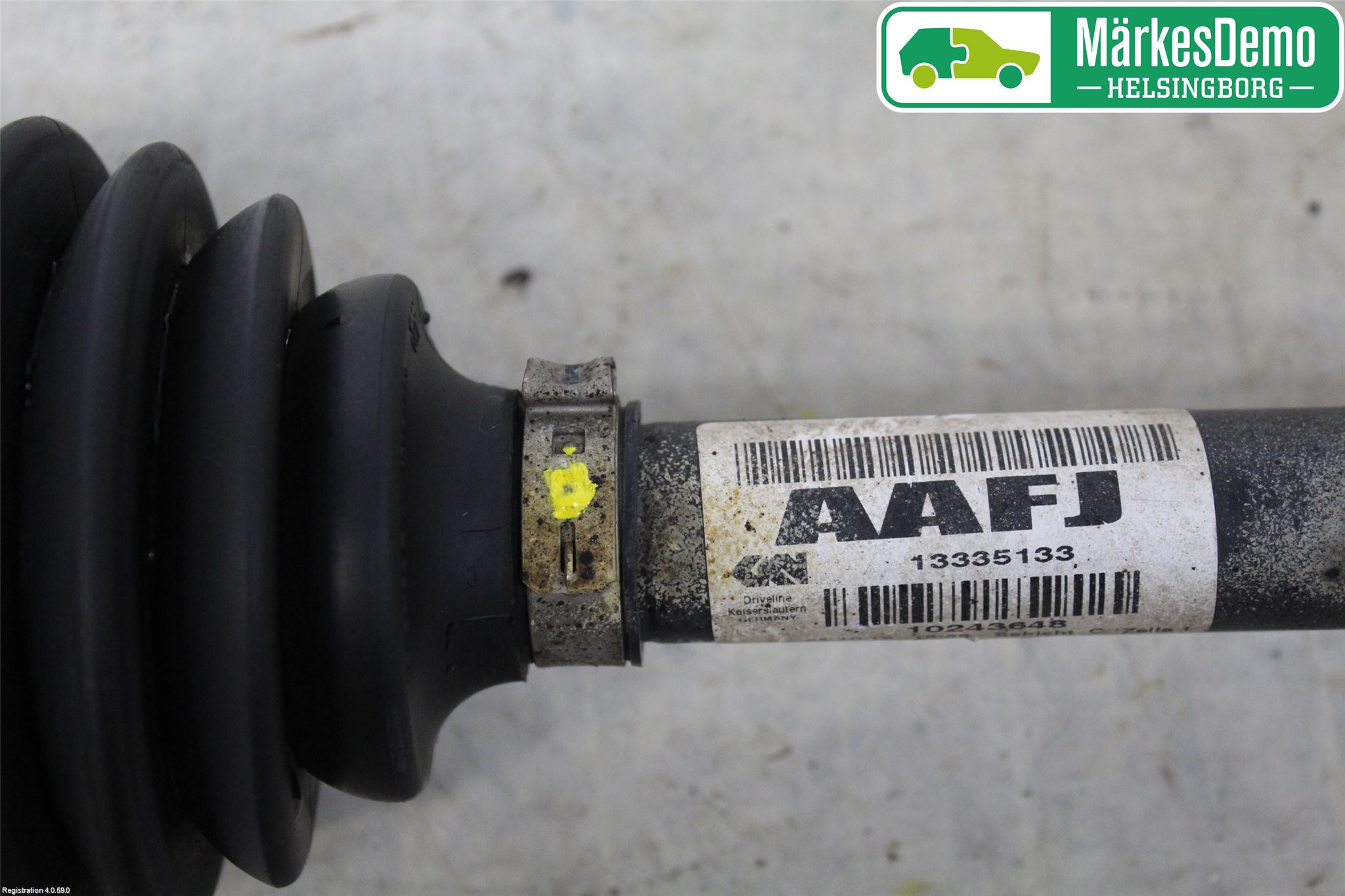 Opel ASTRA J 10-15 Drivaxel Fram Vänster