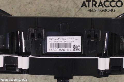 Citroen BERLINGO/E-BERLINGO 19- Instrument Komb