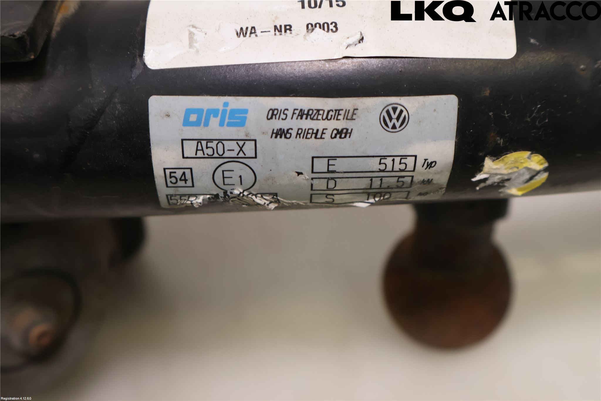 Volkswagen VW PASSAT 15-19 Dragkrok