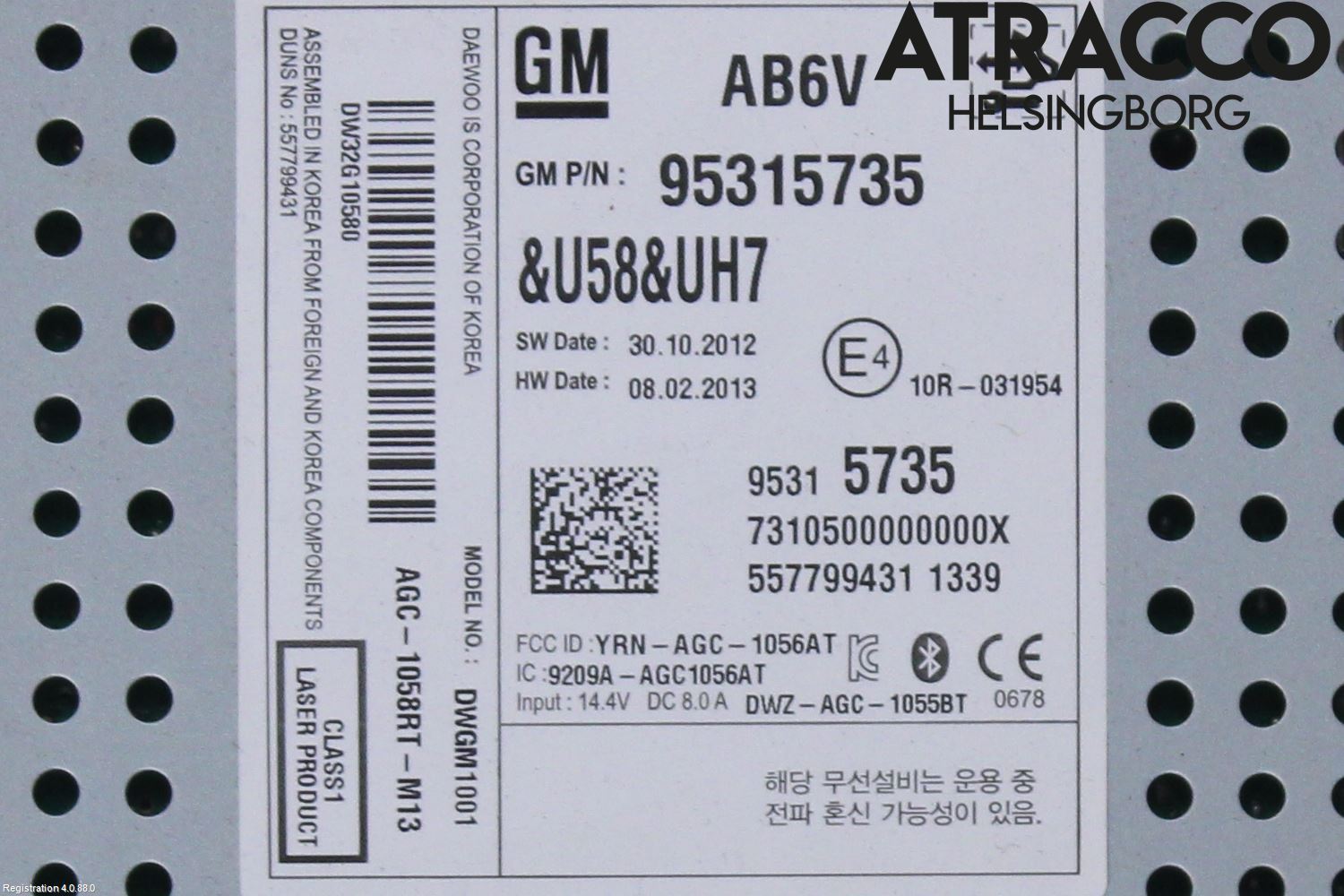 Chevrolet AVEO Cd Radio - Multimediapanel