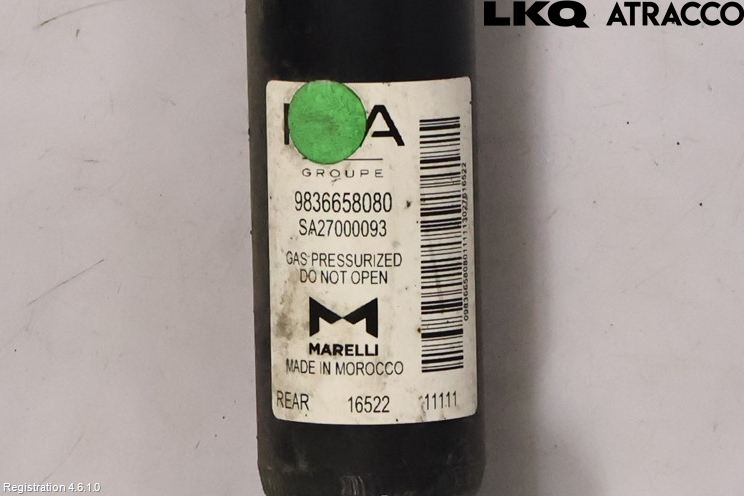 Peugeot 2008/E-2008 20- Stötdämpare Bak